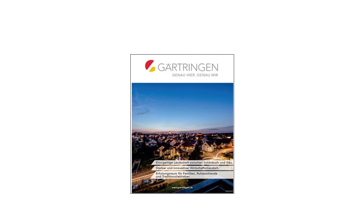 Ortsbroschüre Gärtringen - Genau hier. Genau wir